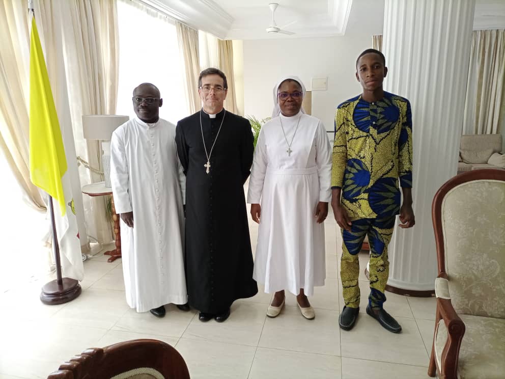 LA DIRECTION NATIONALE DES OPM BÉNIN REND VISITE AU NOUVEAU NONCE APOSTOLIQUE&nbsp;BÉNIN-TOGO