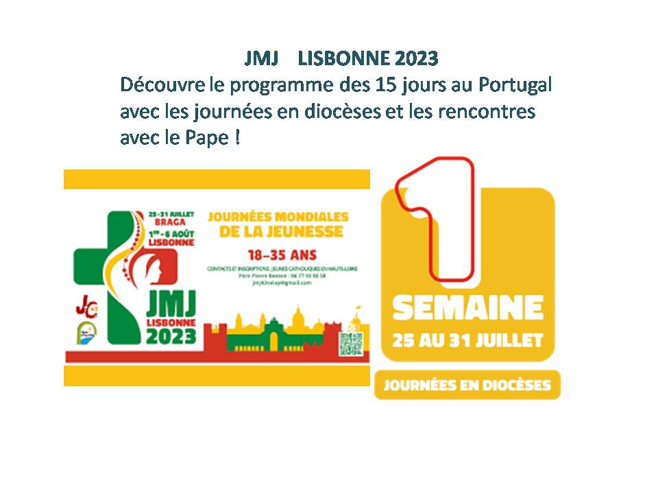 JMJ la semaine du 25 – 31 juillet – Les journées en&nbsp;diocèses