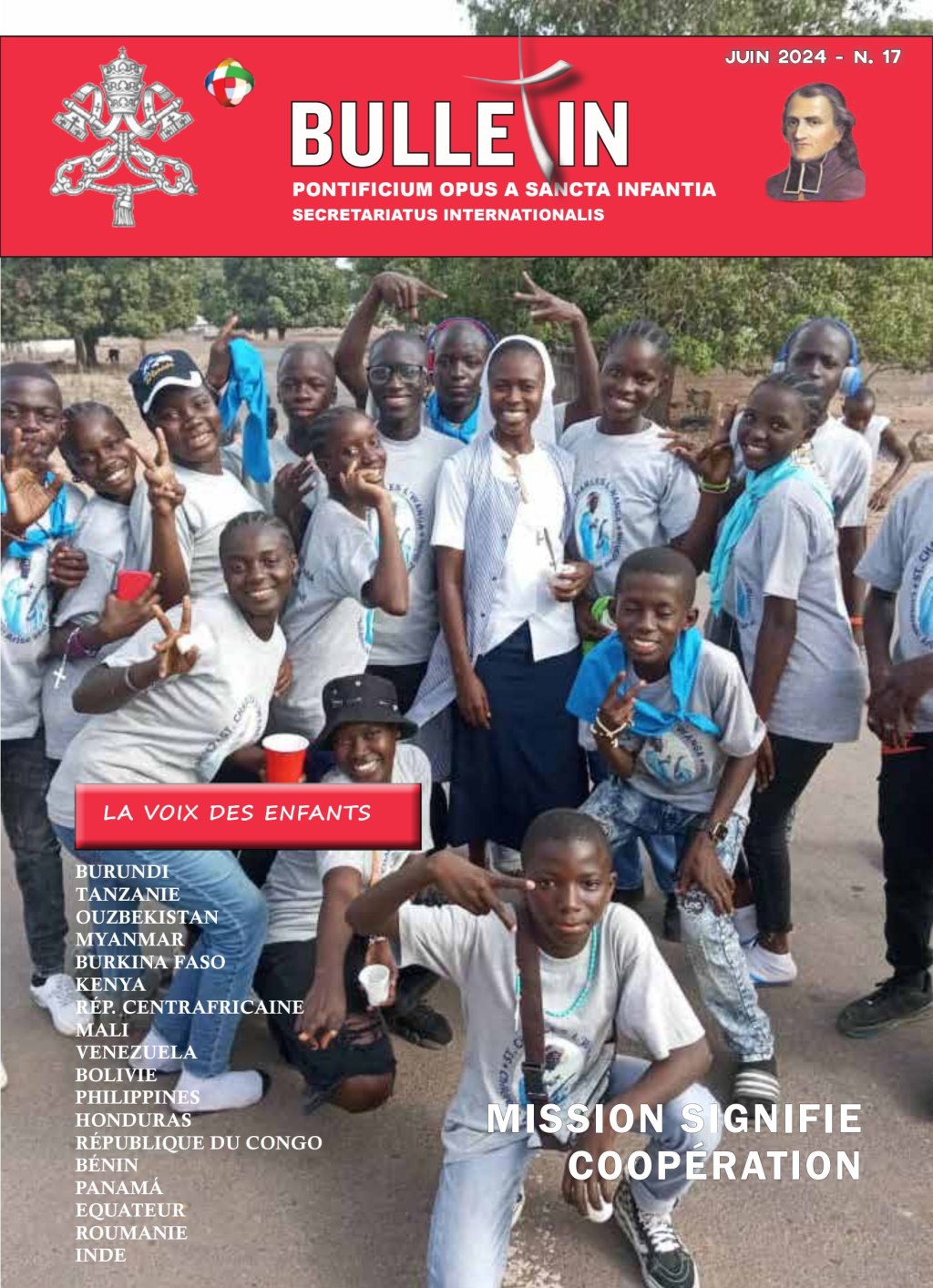LA VOIX DES ENFANTS, votre nouveau numéro du Bulletin de l&rsquo;Œuvre Pontificale de l&rsquo;Enfance Missionnaire : Une réalisation du Secrétariat&nbsp;international