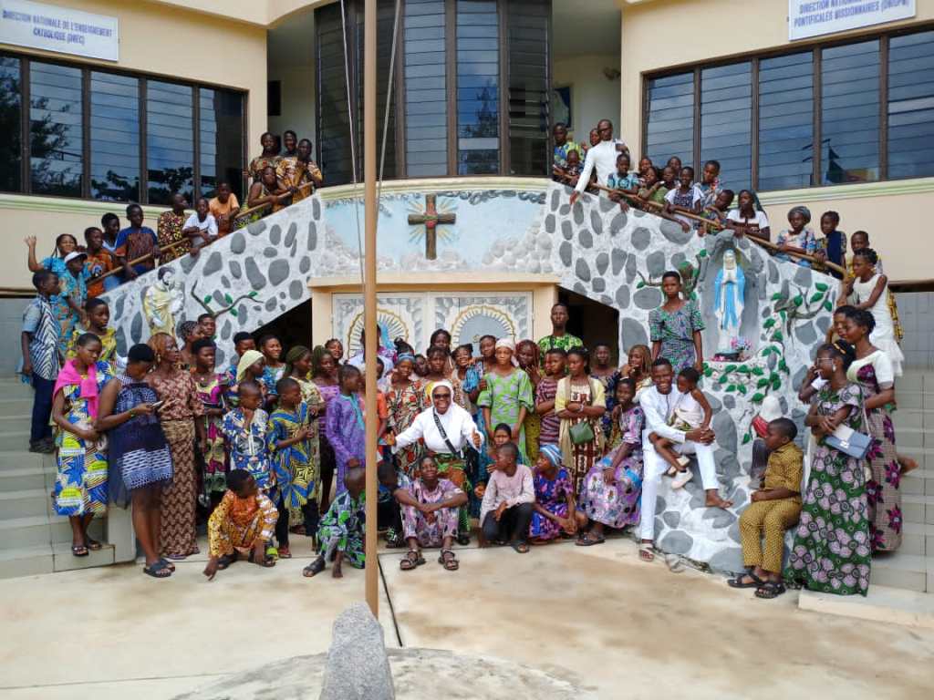Visite des enfants de l&rsquo;Enfance Missionnaire de Zinvié (Cotonou) au Diocèse de&nbsp;Porto-Novo