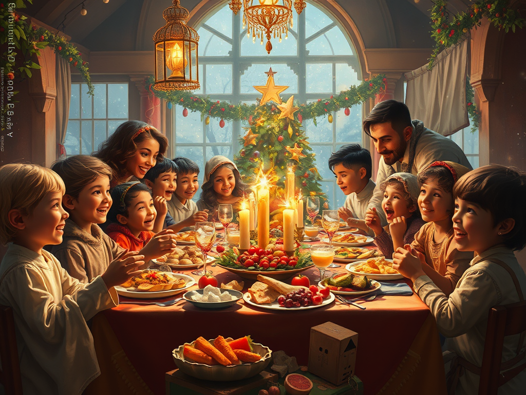 CELEBRONS AVEC L’ENFANT-JESUS LE BANQUET DE&nbsp;NOEL